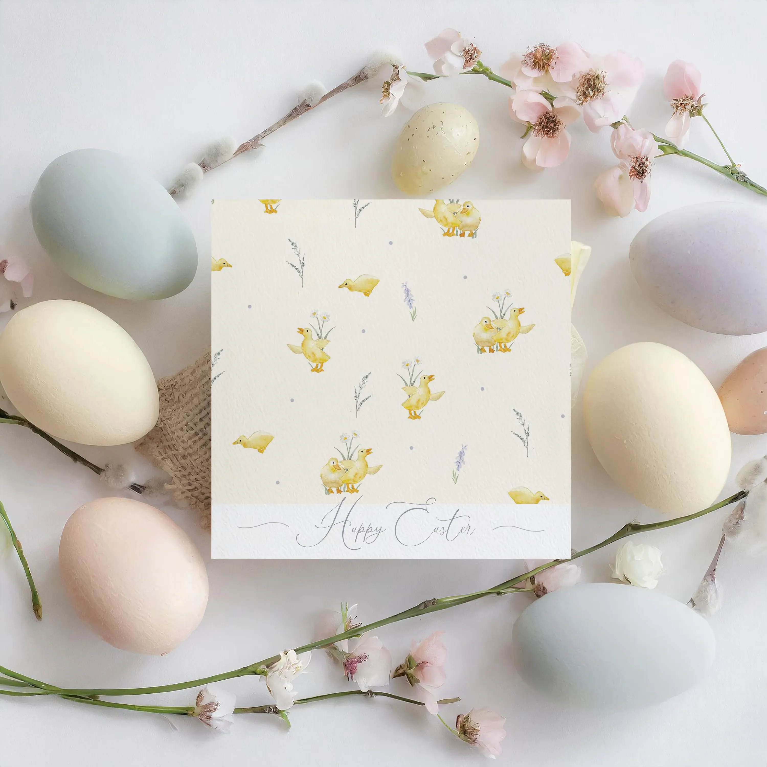 Easter Card Mockup